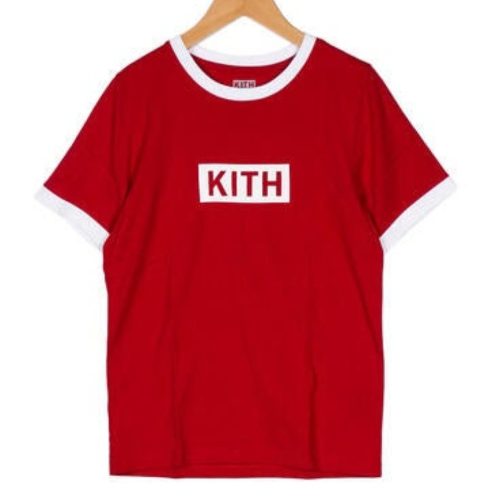 KITH Youth Boys' Short-Sleeve Logo Printed Coca-Cola Edition Shirt Size 10